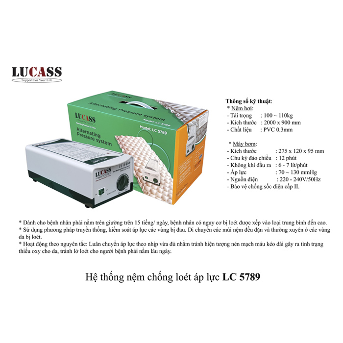 Đệm khí chống loét Lucass LC 5789